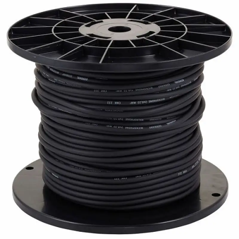 Cablu microfon CORDIAL CMK222 2x0.22 black 148290.46818